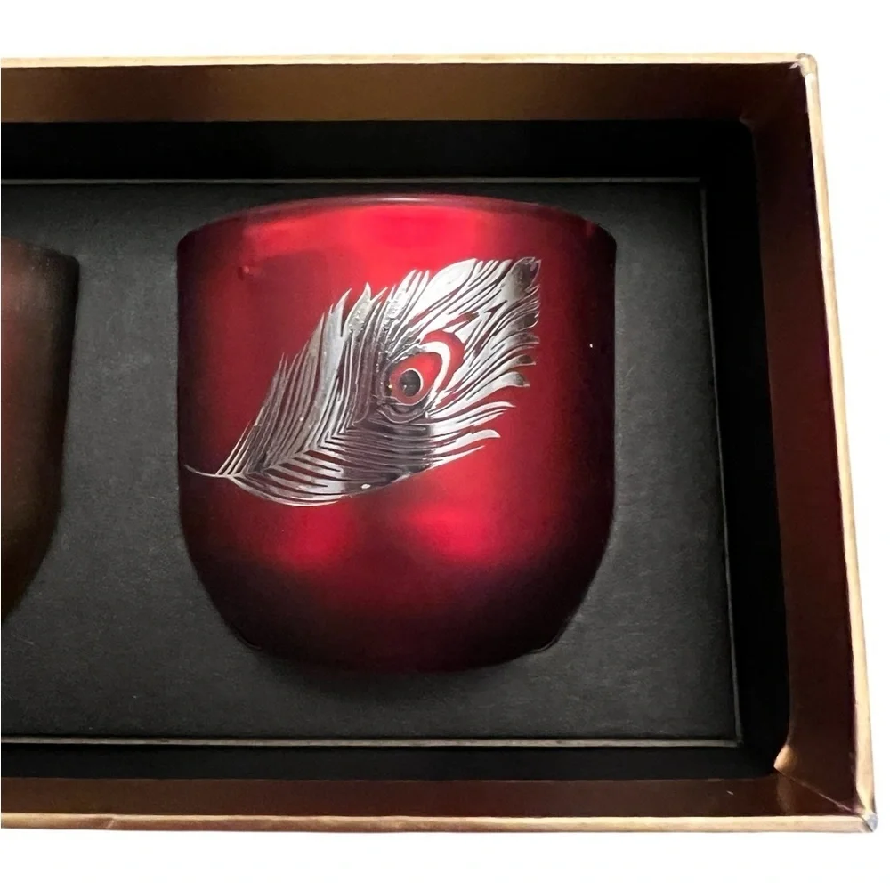 NIB MOR Australia Votive Candle Gift Set-Basil Grape, Honey Nectar, WinterBerry